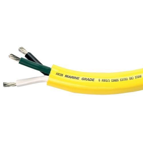 Ancor 153530, Phone Cable, 16/3 Awg, Yellow, 300ft
