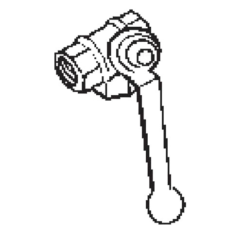 Anest Iwata Ul30034901, Ball Valve With Exhaust Hole G 1/4" Ff