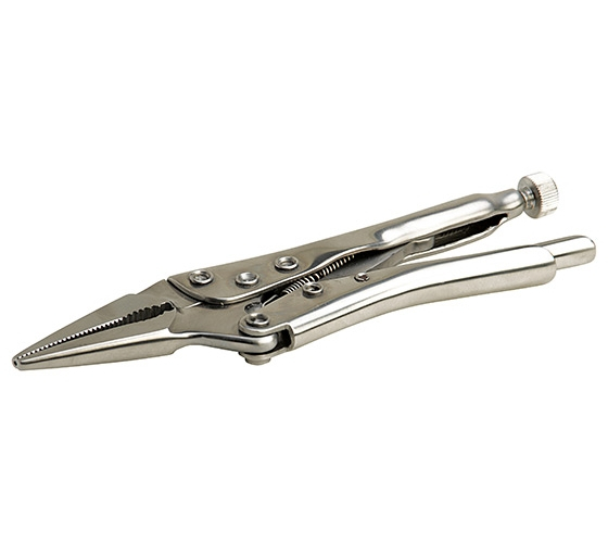 Aven 10377, Industrial Series Ss Long Nose Locking Plier