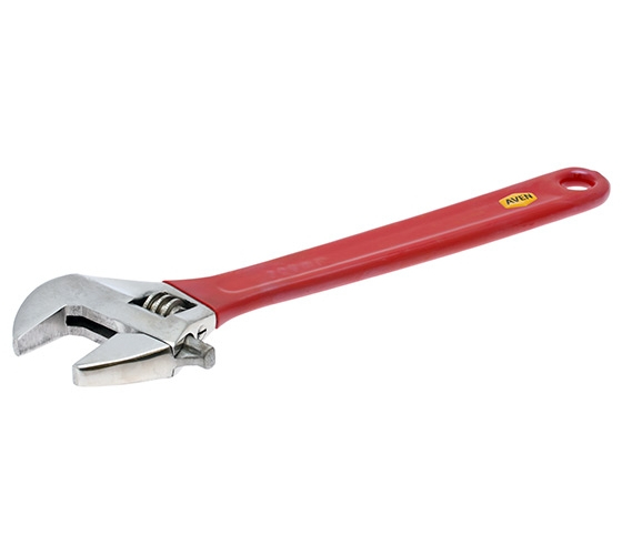 Aven 21190-12g, Industrial Series Adjustable Wrench With Grip