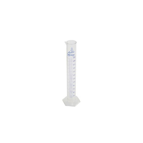 Azlon 237775, 250ml Polymethylpentene Graduated Cylinder