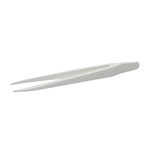Azlon 516555-0001, 115mm White Tweezers With Sharp Ends