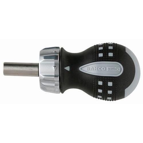 Bahco 808050s, Magnetic Ratcheting Screwdriver, Stubby