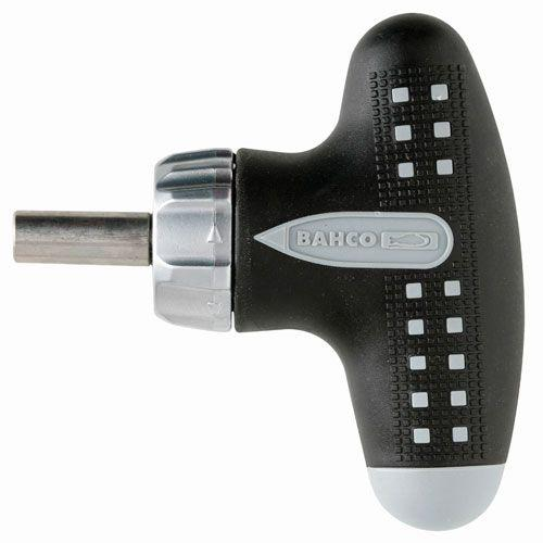 Bahco 808050ts, Magnetic Ratcheting Screwdriver, T-handle Stubby
