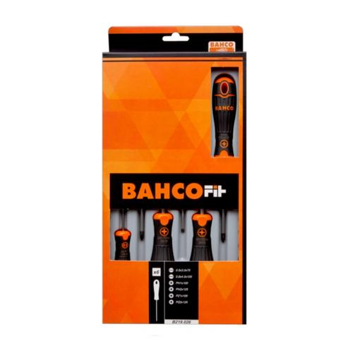 Bahco B219.026, Fit Screwdriver Set, 6 Pieces