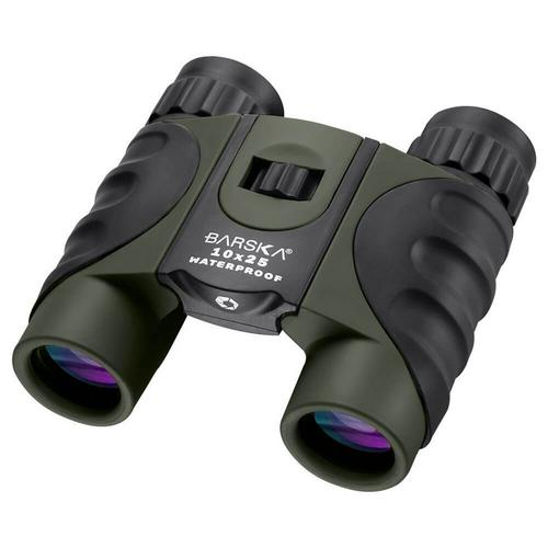 Barska Ab12723, Blueline 10x25mm Green Waterproof Compact Binocular