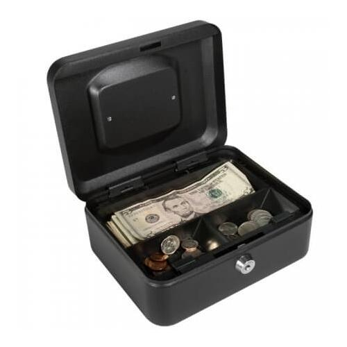 Buy Barska CB11830, Small Cash Box with Key Lock Mega Depot