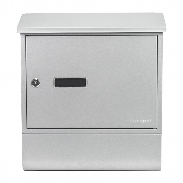 Buy Barska CB13698, Contemporary Wall Mount Mailbox W/Newspaper Bucket Mega Depot