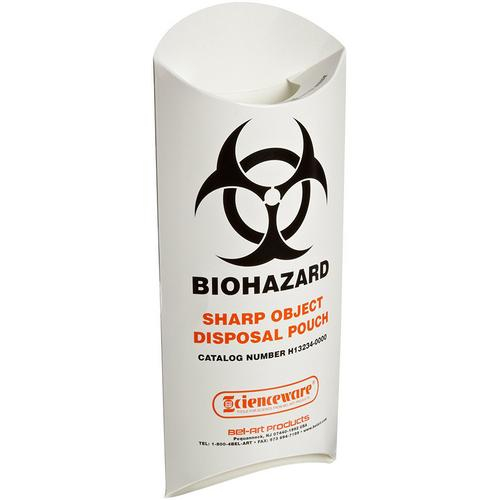 Bel-art Products 13234-0000, Biohazard Sharp Object Safety Pouch