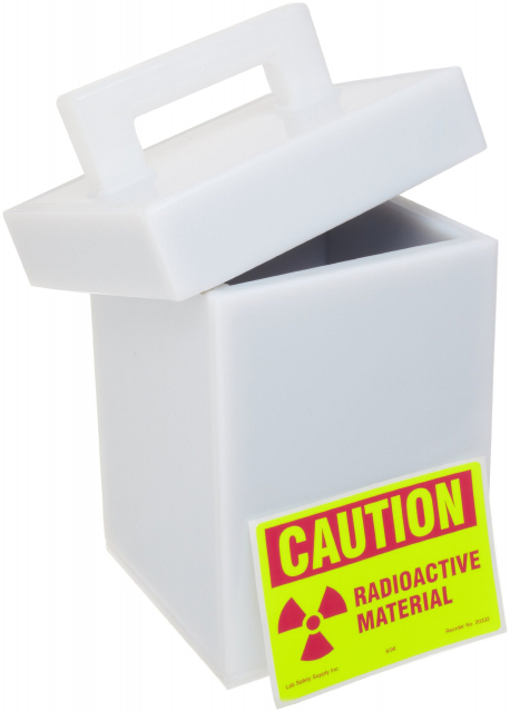 Bel-Art 24960-0001 Lead Lined Polyethylene Storage Box; 15L x 15W x 20cmH