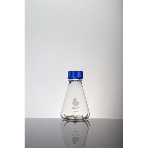 Buy Bellco Glass 254500500, Shake Flask with 6 Baffles, 500 mL Mega
