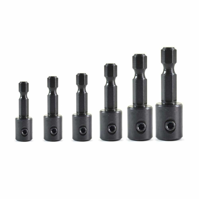 Big Horn 13228, Quick Change Adapters For Countersink Drill Bits Set