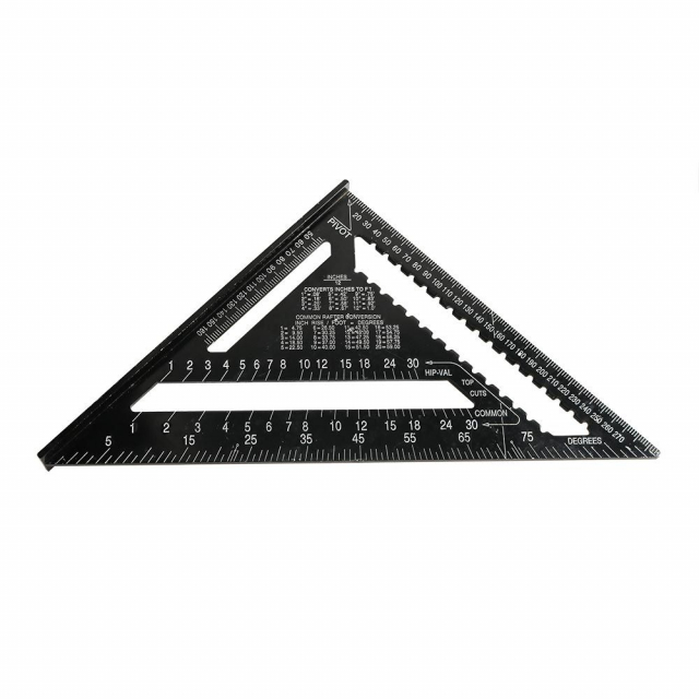 Big Horn 19579, 12" Rafter Angle Square, Aluminum