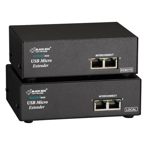 Buy BlackBox ACU4222A, ServSwitch Brand USB Micro Extender Kit, Dual