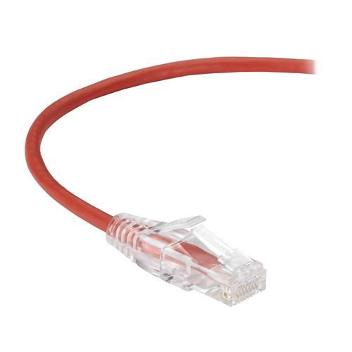Blackbox C6pc28-rd-12, Slim-net Cat6 Patch Cable, Red, 12