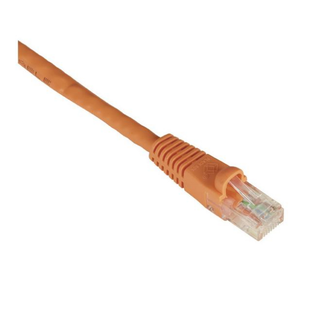 6.0-m Black Box GigaTrue CAT6 Component 550-MHz Patch Cable Straight-Pinned Beige Molded Boots 20-ft. 
