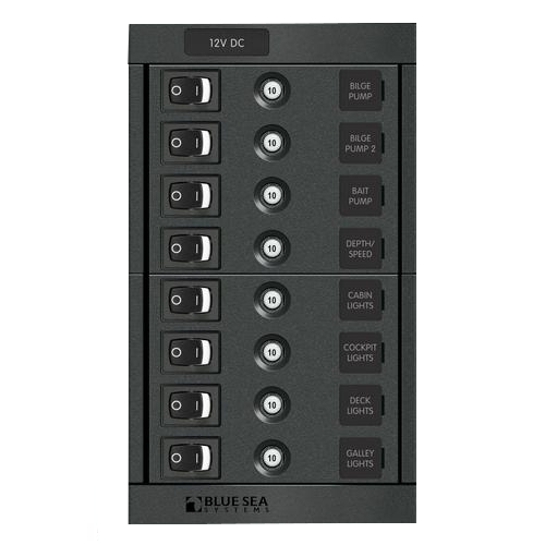 Blue Sea Systems 1457-bss, 8 Position Switch Clb Vertical