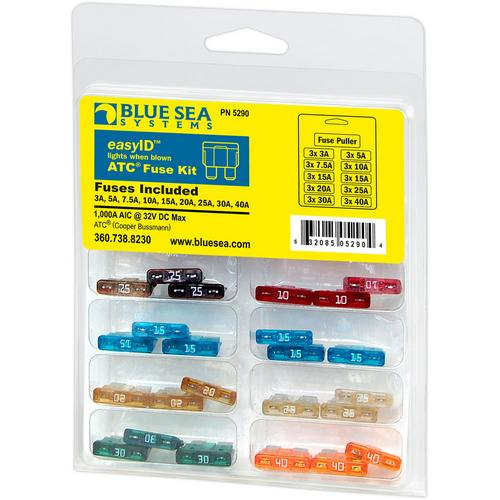 Blue Sea Systems 5290-bss, Easyid Fuse Kit