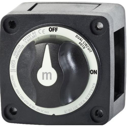 Blue Sea Systems 6010200-bss, M-series Dual Circuit Battery Switch