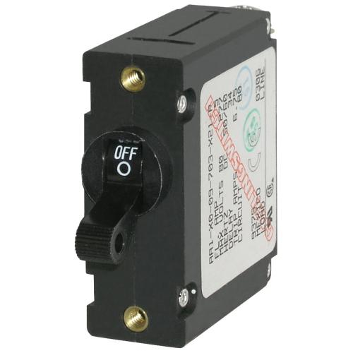 Blue Sea Systems 7200-bss, A-series Black Toggle Circuit Breaker 5a
