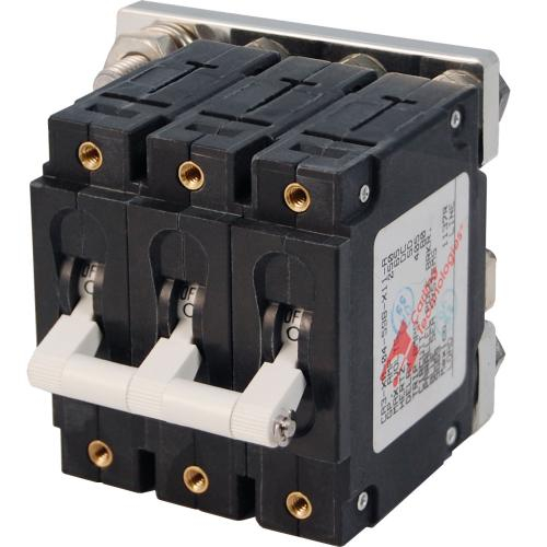 Blue Sea Systems 7288-bss, C-series White Toggle Circuit Breaker 60a