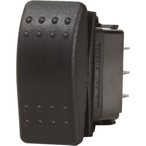Blue Sea Systems 7938-bss, Contura Ii Switch Dpdt Black, (on)-off-(on)