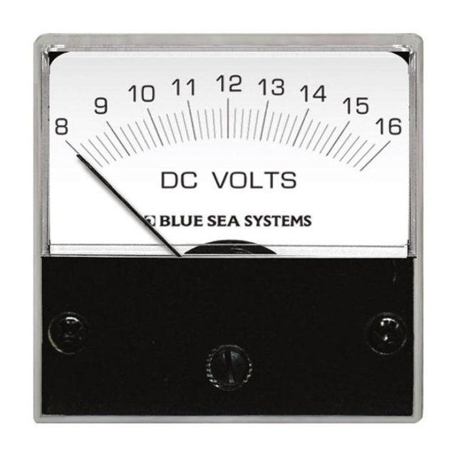 Blue Sea Systems 8028-bss, Dc Micro Voltmeter, 8 To 16v Dc
