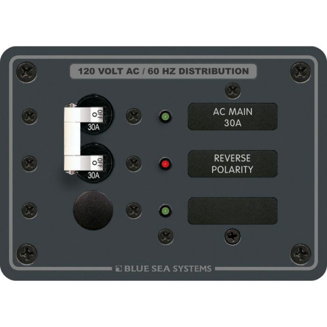Blue Sea Systems 8029-bss, Traditional Metal Panel, 1 Position