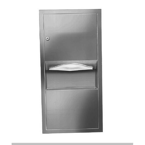 Bradley 2291-000000, Towel Dispenser, 2 Gal, Recessed
