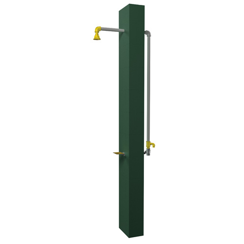 Bradley S19-120hfp8, Frost Proof Wall Mounted With Horizontal Supply, 0"-8" Wall Thickness