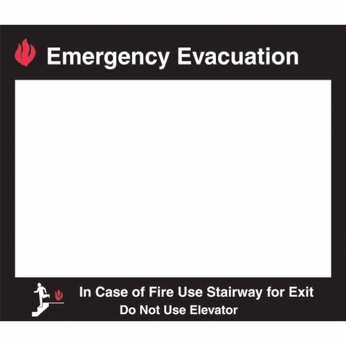Brady 102856, 15" X 17.5" Emergency Evacuation Map Holder