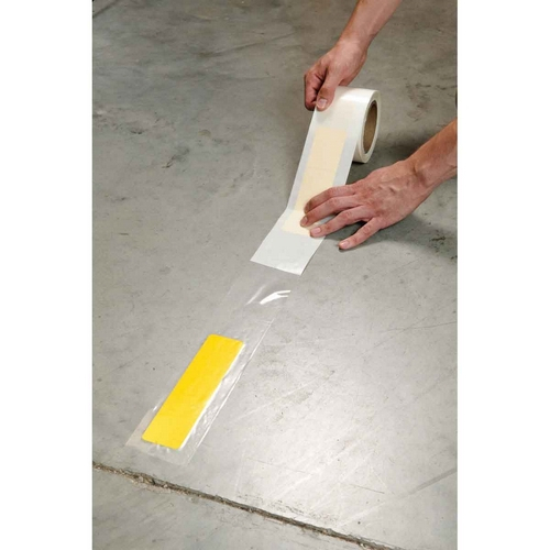 Prespaced 2" x 8" Yellow Toughstripe Polyester Brady #104556 Floor Dash 
