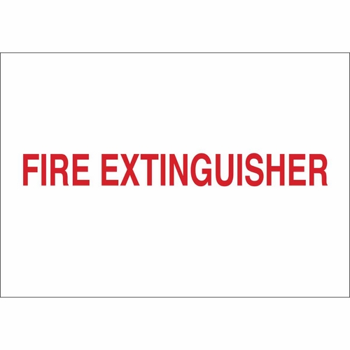 Brady 122491, Fire Extinguisher Fire Extinguisher... Sign