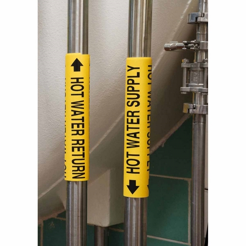 Brady 4311-B White on Brown Snap-On Pipe Marker Legend Chlorine Gas Legend Chlorine Gas Brady 4311-B White on Brown Snap-On Pipe Marker Legend Chlorine Gas Legend Chlorine Gas