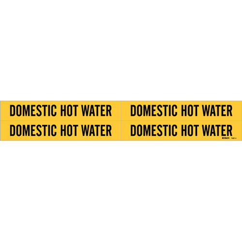 92073 Vinyl Domestic Hot Water Pipe Marker