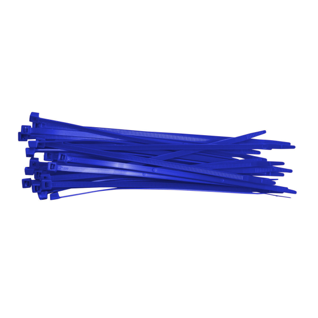 Brady 98849, 0.14" X 8" Blue Nylon Valve Tag Cable Tie