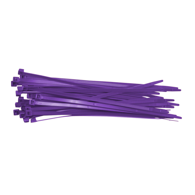 Brady 98853, 0.14" X 8" Purple Nylon Valve Tag Cable Tie