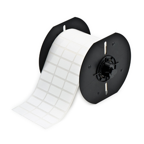 “ToughBond 0.5" x 1" White Polyester Label“