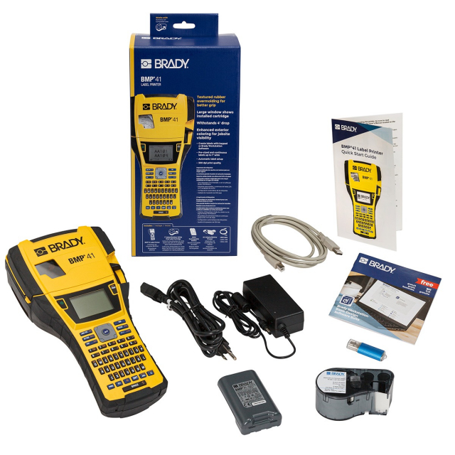 Buy Brady BMP41KITSTARTER, BMP41 Label Printer Starter Kit Mega Depot