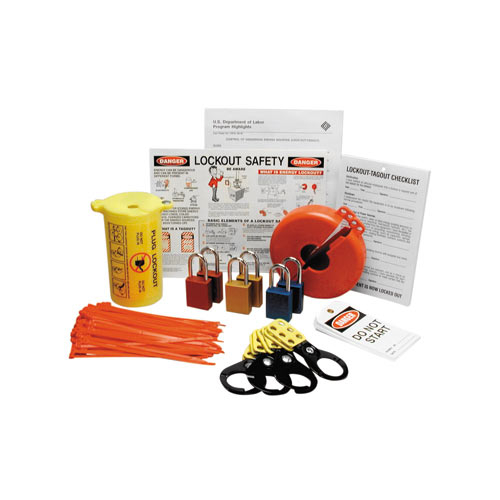Buy Brady LK505E, 45599 Lockout Tagout Starter Kit Mega Depot