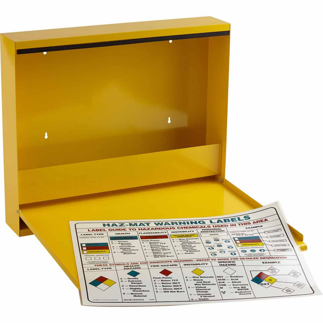 Brady Rk622e Prinzing Msds Metal Cabinet Yellow