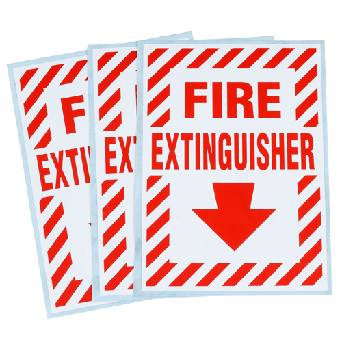 Brady Sv090e, Fire Extinguisher Fire Extinguisher Sign