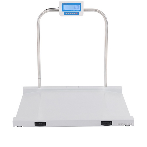 Buy Brecknell 810036380263, MS1000LCD Wheelchair Scale, 1000 lb x 0.5