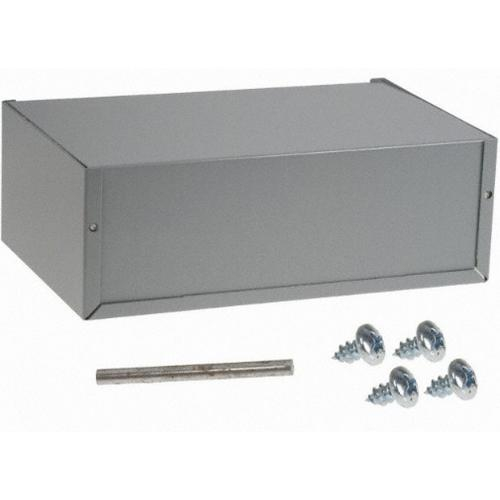 Bud Cu-2110-b, Small Metal Minibox, Smooth Gray, 10" X 6" X 3.5"
