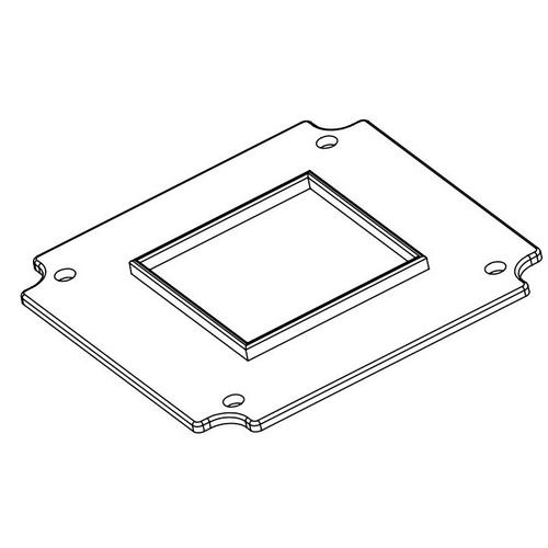 Buy Bud Industries PTX22442P, PTH Mounting Plate, ABS Plastic Mega