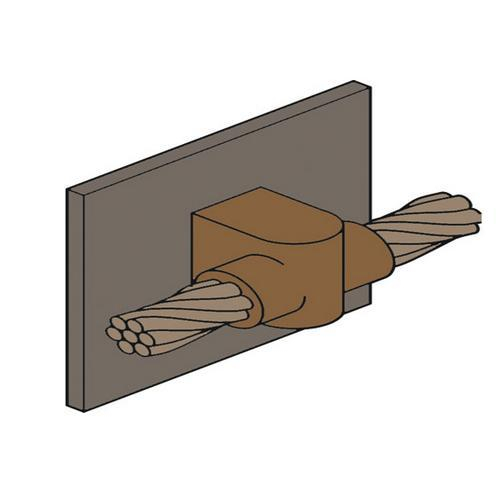 Burndy B1626, 10048899 Bw Bcs6 Horizontal Through Cable