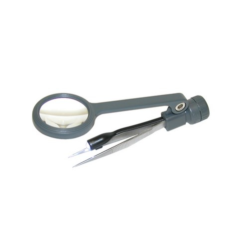 Buy Carson Optical MG88, Lighted MagniGrip Magnifier with Tweezers