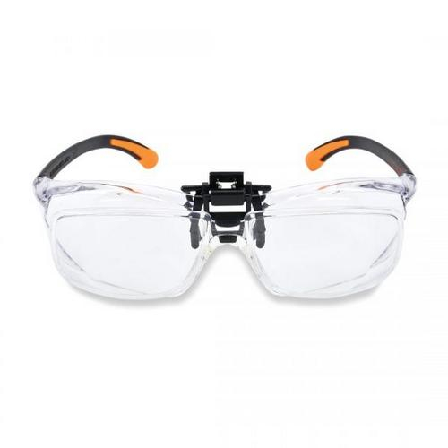 Carson Optical Vm-20, Safety Glasses With Clip-on Magnifier