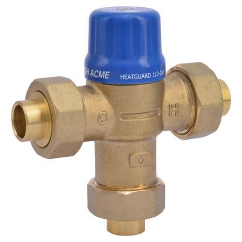 Cash Acme 24501, Hg110-d 1/2" Lead Free Thermostatic Mixing Valve