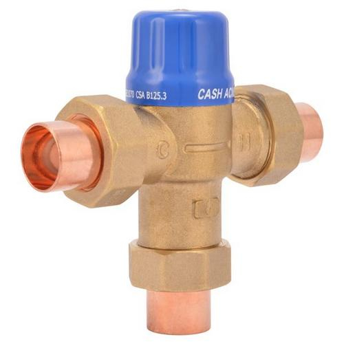 Cash Acme 24502, Hg110-d 3/4" Lead Free Thermostatic Mixing Valve